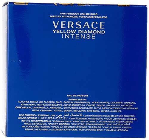 Kvepalai moterims Versace Yellow Diamond Intense EDP, 50 ml