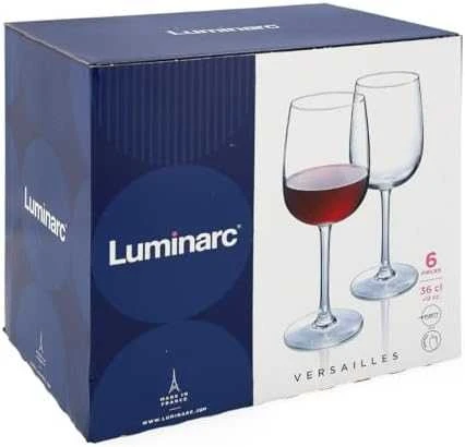 Luminarc Taurių raudonam vynui rinkinys VERSAILLES 360 ml, 6vnt.