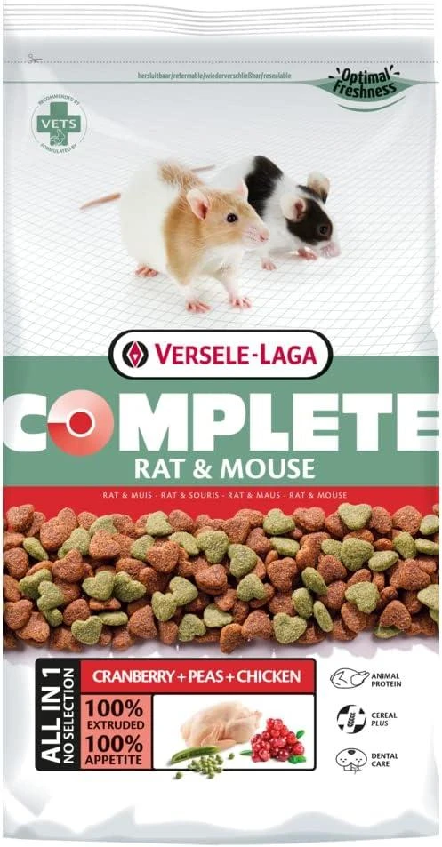 Graužikų Maistas - VERSELE LAGA Complete Rat&Mouse 2kg