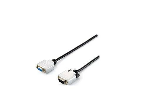 Equip VGA Kabelis 1920x1080/60Hz Erweit. St/Bu 3.00m juodas Polybeutel