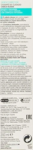 Vichy Dercos Oil Control Treatment Šampūnas šampūnas riebiems plaukams, 200 ml