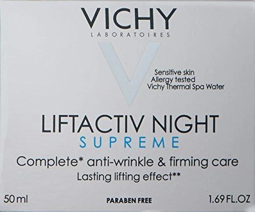Vichy Liftactiv Derm Source Night Kreminis naktinis veido kremas, 50 ml