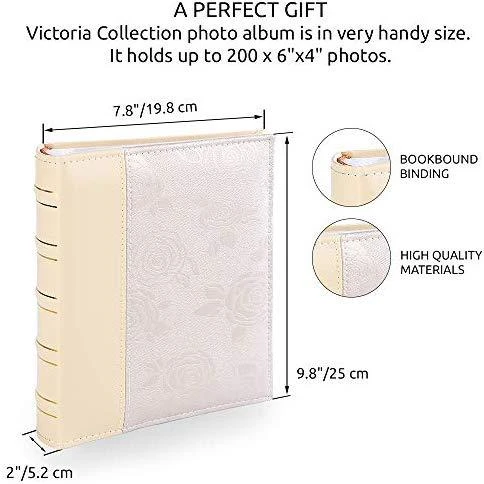 Victoria Collection Albumas B 10x15/200M Rose, smėlio spalvos
