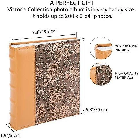 Victoria Collection Albumas B 10x15/200M Flower-2, bronza