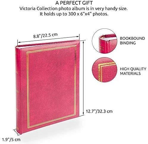 Victoria Collection Albumas B 10x15/300M Classic, raudonas