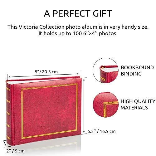 Victoria Collection Albumas B 10x15/100M Classic, raudonas