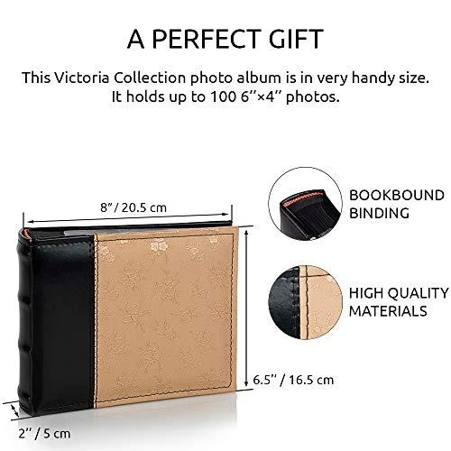 Victoria Collection Albumas B 10x15/100M Flower-5 BP, auksinis