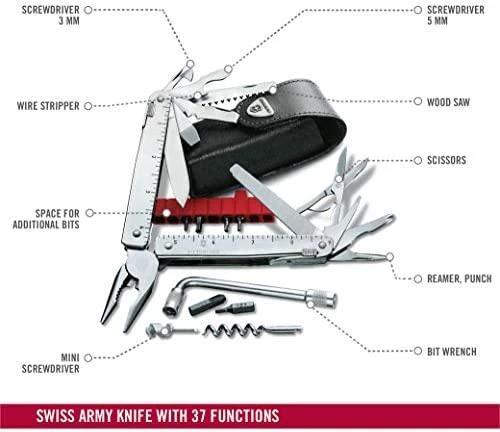 Daugiafunkcis kišeninis peilis Victorinox SwissTool X Plus 3.0338.L