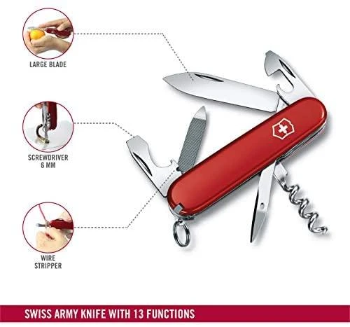 Šveicarija Peilis Victorinox Sportsman