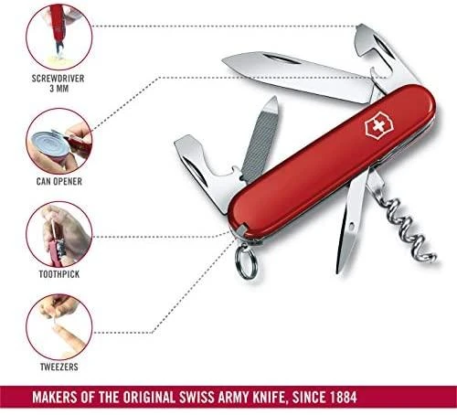 Šveicarija Peilis Victorinox Sportsman