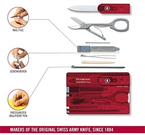 Šveicarija Kortelė Victorinox SwissCard Classic