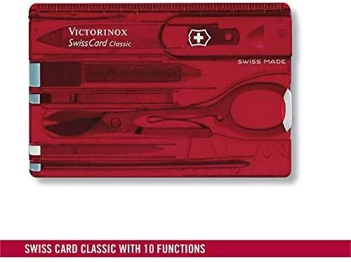 Šveicarija Kortelė Victorinox SwissCard Classic