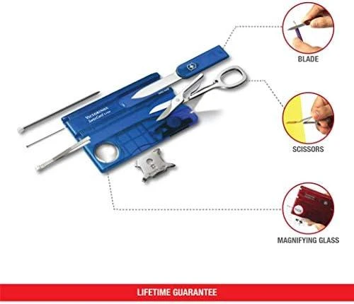 Victorinox SWISSCARD LITE mėlynas skaidrus