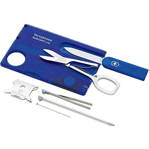 Victorinox SWISSCARD LITE mėlynas skaidrus