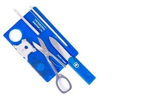Victorinox SWISSCARD LITE mėlynas skaidrus