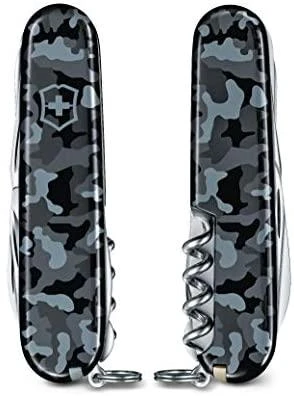 Šveicarija Victorinox Huntsman navy camo peilis