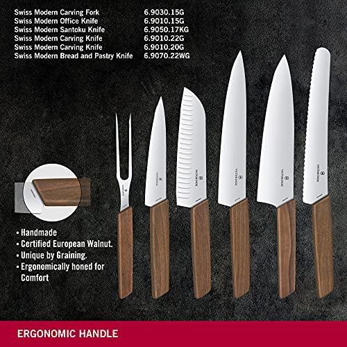 Victorinox Swiss Modern Peilis Block buko mediena 6 vnt