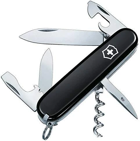 Šveicarija Victorinox Spartan juodas peilis