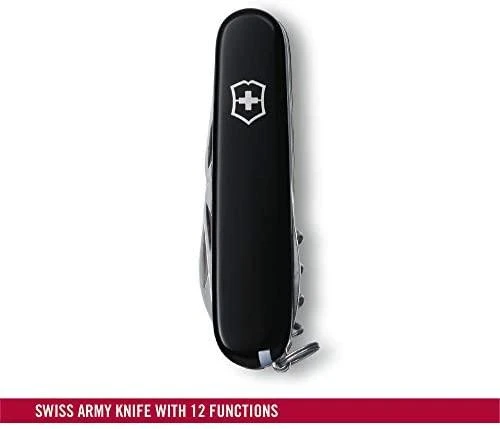 Šveicarija Victorinox Spartan juodas peilis