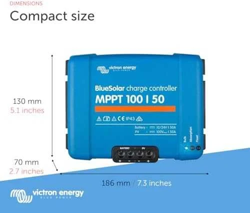 Victron Energy „BlueSolar 100/50 MPPT“ filtrai
