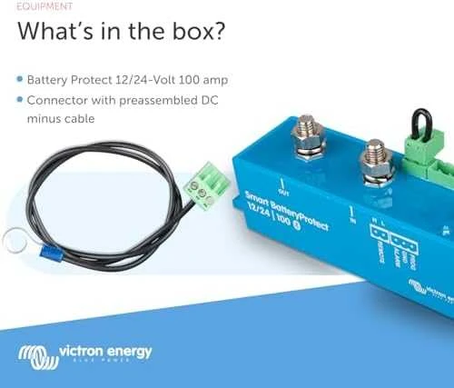 Išmani akumuliatorių apsauga nuo gilaus iškrovimo Smart BatteryProtect 12/24V-100A, Victron Energy