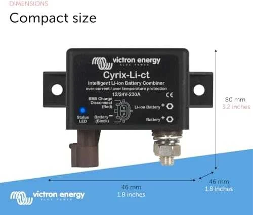 Victron Energy Cyrix-Li-ct 12/24V-230A sujungiklis