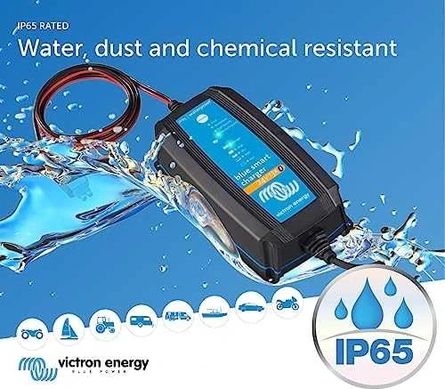 Victron Energy Mėlyna Įkroviklis Mėlyna Smart IP65 24/13 + nuolatinės srovės (DC) jungtis