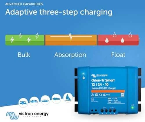 Victron Energy „Carruzzo Orion-Tr Smart 12/24-10A“ izoliuotas DC-DC įkroviklis