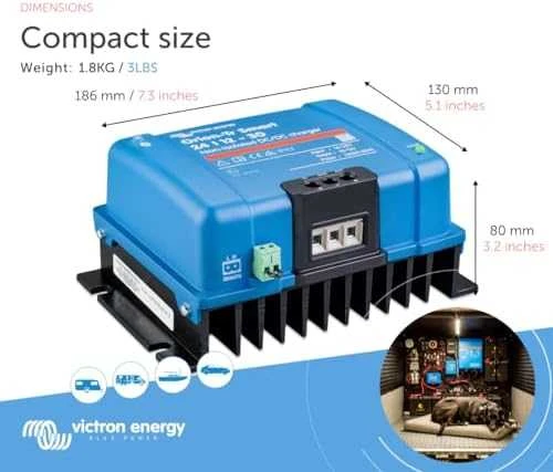 Victron Energy Orion-Tr išmanusis įkroviklis 24/12-30A (neizoliuotas DC-DC keitiklis) ORI241236140