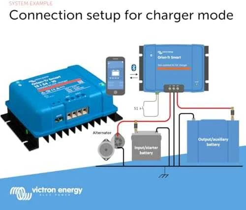 Victron Energy „Carruzzo Orion-Tr Smart 12/24-10A“ izoliuotas DC-DC įkroviklis