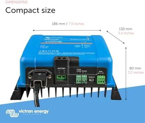 Victron Energy „Phoenix Smart IP43“ įkroviklis 12/50(1+1) 120–240 V