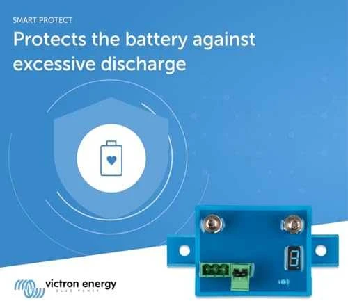 Išmani akumuliatorių apsauga nuo gilaus iškrovimo Smart BatteryProtect 12/24V-65A, Victron Energy
