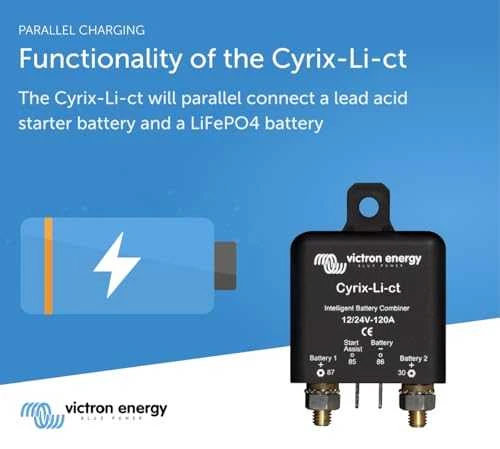 Victron Energy Victron energijos kontaktorius cyrix-li-ct 12/24-120