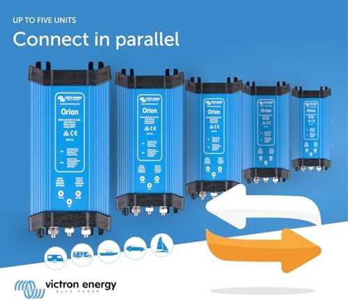 Įtampos keitiklis DC/DC 24V:12V (reguliuojama 10-15V), 70A Orion, galvaniškai ne izoliuotas, IP20, Victron Energy