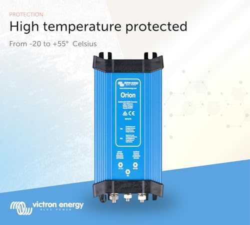 Įtampos keitiklis DC/DC 24V:12V (reguliuojama 10-15V), 70A Orion, galvaniškai ne izoliuotas, IP20, Victron Energy