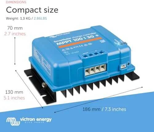 Victron Energy SmartSolar MPPT 100/30 įkrovimo valdiklis