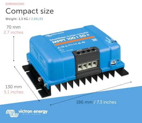 Victron Energy Įkrovimo valdiklis SmartSolar MPPT 100/50
