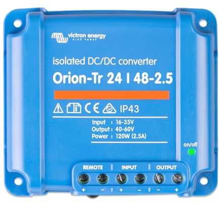 Victron Energy Victron energijos keitiklis Orion-Tr DC-DC 24/48-2.5A 120W izoliuotas