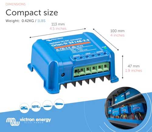 Victron Energy Victron energijos keitiklis Orion-Tr DC-DC 24/48-2.5A 120W izoliuotas