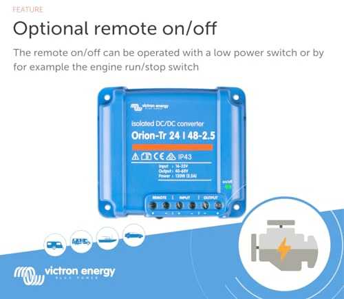 Victron Energy Victron energijos keitiklis Orion-Tr DC-DC 24/48-2.5A 120W izoliuotas