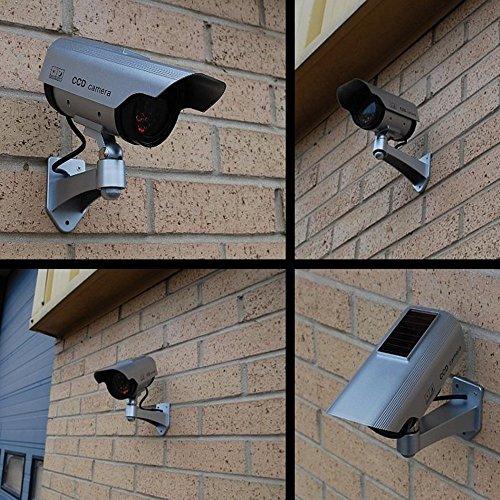 MACLEAN SOL1200 CE SOL1200 Apsaugos kamera Dummy Saulės mirksintis LED