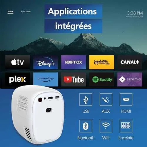 Namų projektorius Philips NeoPix 130W, NPX130W/INT
