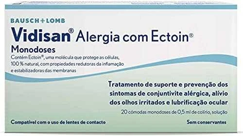 Vidisan Allergy With Ectoin Vienkartinė 20 x 0,5 ml