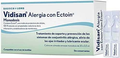 Vidisan Allergy With Ectoin Vienkartinė 20 x 0,5 ml
