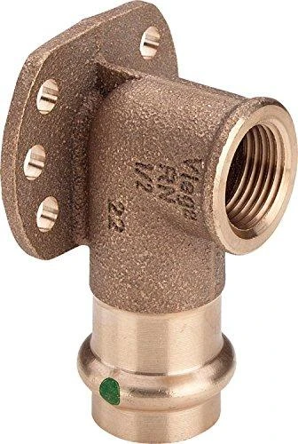 Viega Sieninis kelias 15mm x 1 / 2 "bronza (107345)