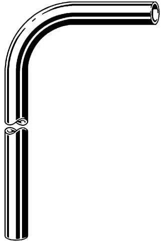 Sifono alkūnė VIEGA, žalvarinė d32 220x680mm