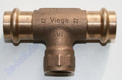 Pereinamas trišakis VIEGA Profipress, d , 22-1/2''-22