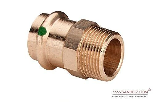 Viega Perėjimo jungtis 22 mm x 1/2'' varinė (297 961)