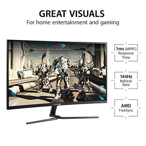 Monitorius VIEWSONIC VX2458-c-mhd (24", TFT, FullHD 1920x1080, DisplayPort, HDMI, juodos spalvos)