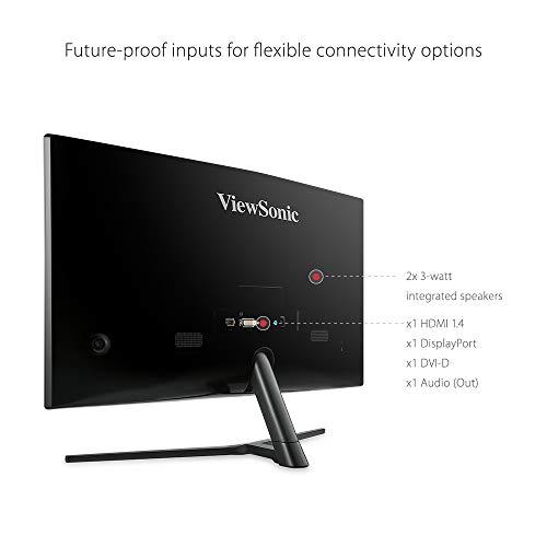 Monitorius VIEWSONIC VX2458-c-mhd (24", TFT, FullHD 1920x1080, DisplayPort, HDMI, juodos spalvos)